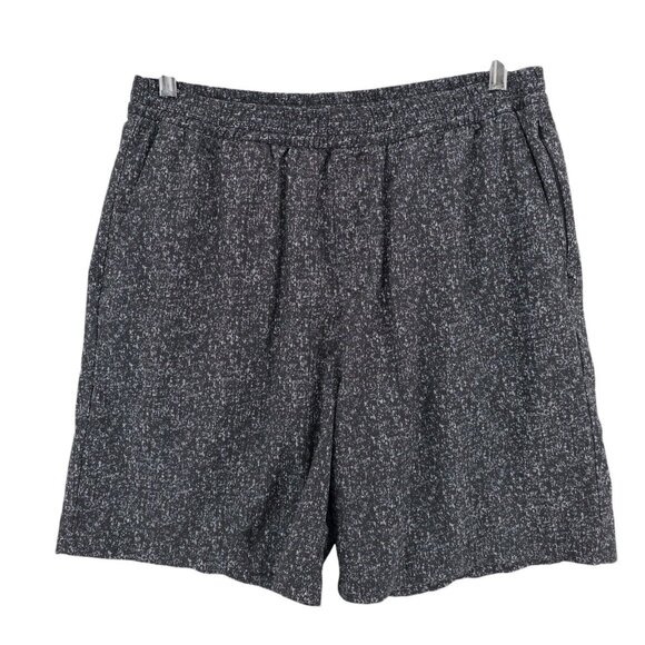OUTDOOR VOICES Men's Shorts 6.5" Inseam Gray Speckled LINED Size LARGE - Picture 1 of 6